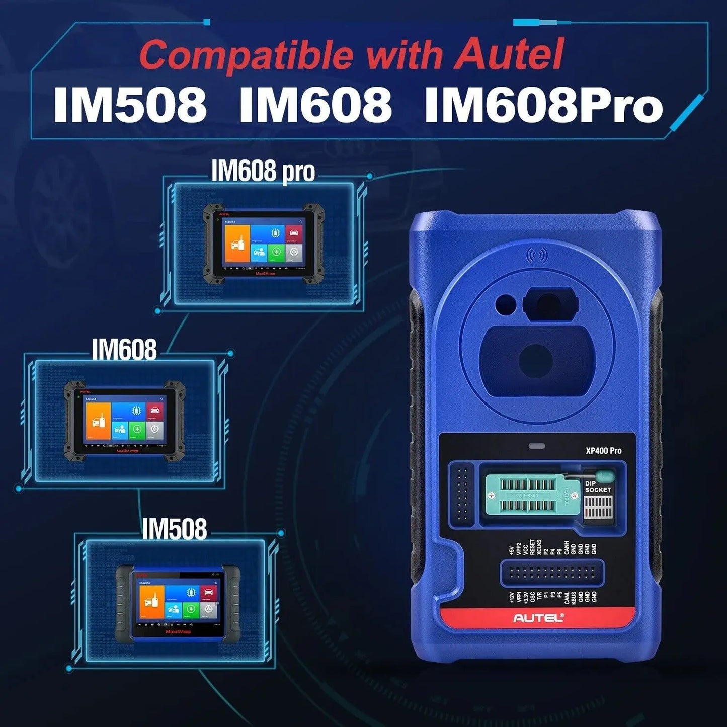 Autel XP400 PRO IIMO Trabaja con Autel IM508 / IM608 Lee / escribe y aprende IIMO