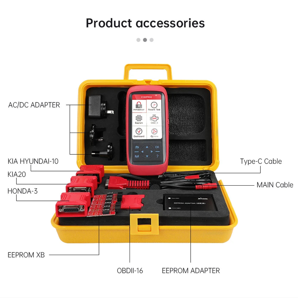 XTOOL X100Pro2 Programador de llaves y Corrector de kilometraje