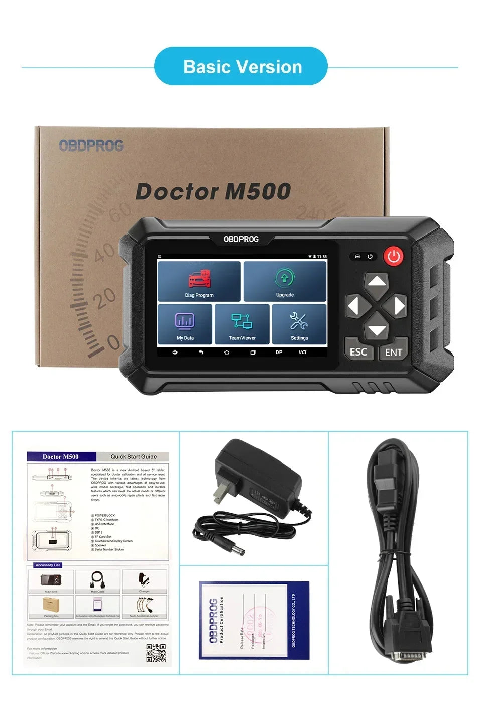 OBDPROG M500 Corrector de kilometraje