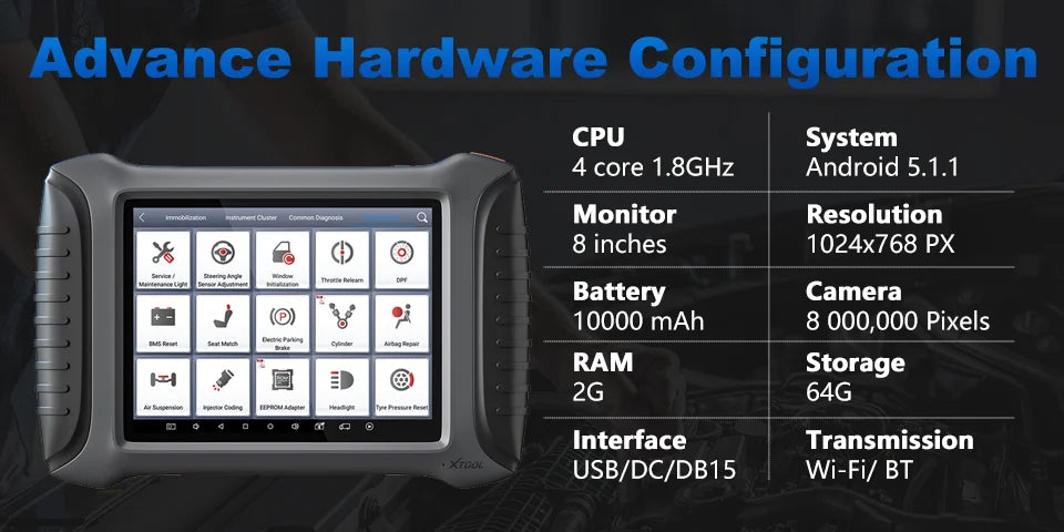 XTOOL X100 PAD3 Programador de llaves,maquina de diagnosis avanzada y ajusta odómetros